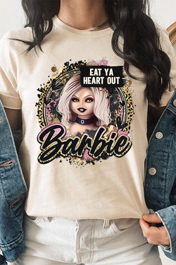 Eat Your Heart Out Scary Barbie Unisex Tee