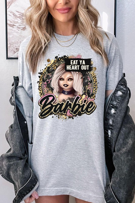 Eat Your Heart Out Scary Barbie Unisex Tee