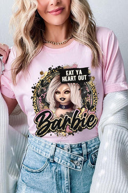 Eat Your Heart Out Scary Barbie Unisex Tee