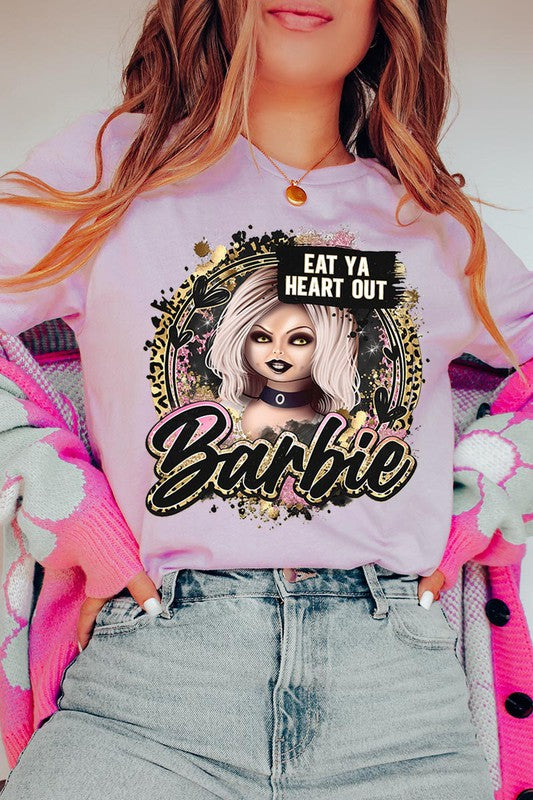 Eat Your Heart Out Scary Barbie Unisex Tee