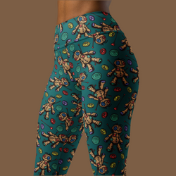 Voodoo Doll Yoga Leggings