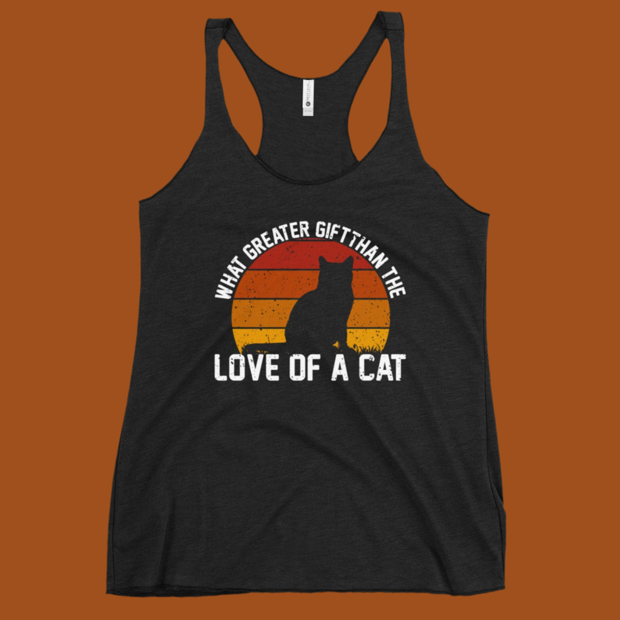 Love of a Cat Racerback Tank Top