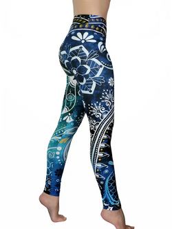 COMFY YOGA - Aquamarine Leggings - ONLY A FEW LEFT!