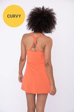 CURVY Macramé Racerback Active Dress