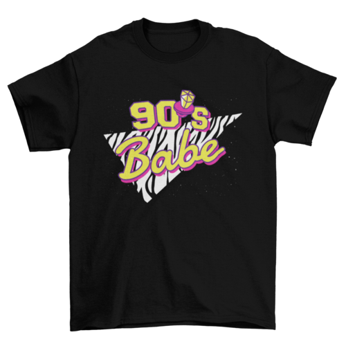 90's Retro Babe Graphic Tee