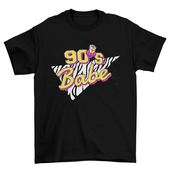 90's Retro Babe Graphic Tee | Available in 5 Colors