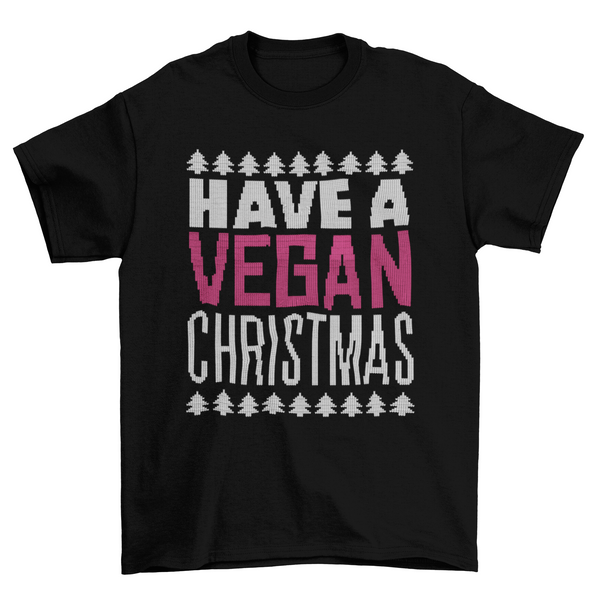 Vegan christmas t-shirt