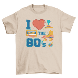 Love the 80s Retro Graphic Tee