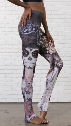 Halloween Sugar MASHUP Athleisure Leggings