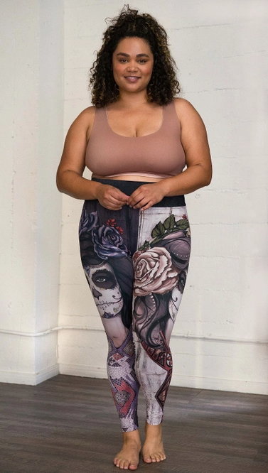 Halloween Sugar MASHUP Athleisure Leggings