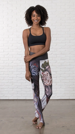 Halloween Sugar MASHUP Athleisure Leggings