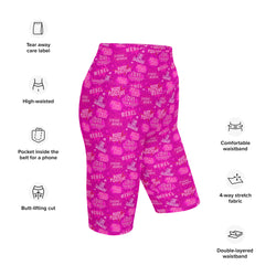 Body Positivity Shorts in Hot Pink