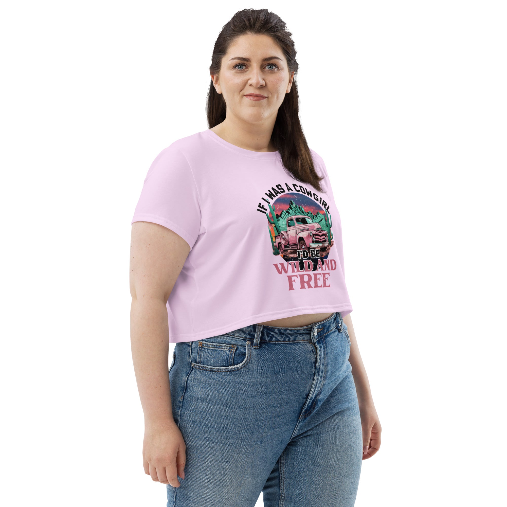 SHE REBEL - If I Was A Cowgirl Crop Top