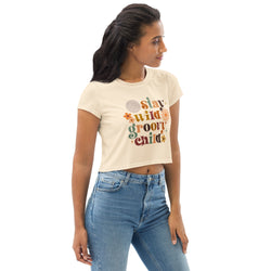 SHE REBEL - Stay Wild Groovy Child Crop Top