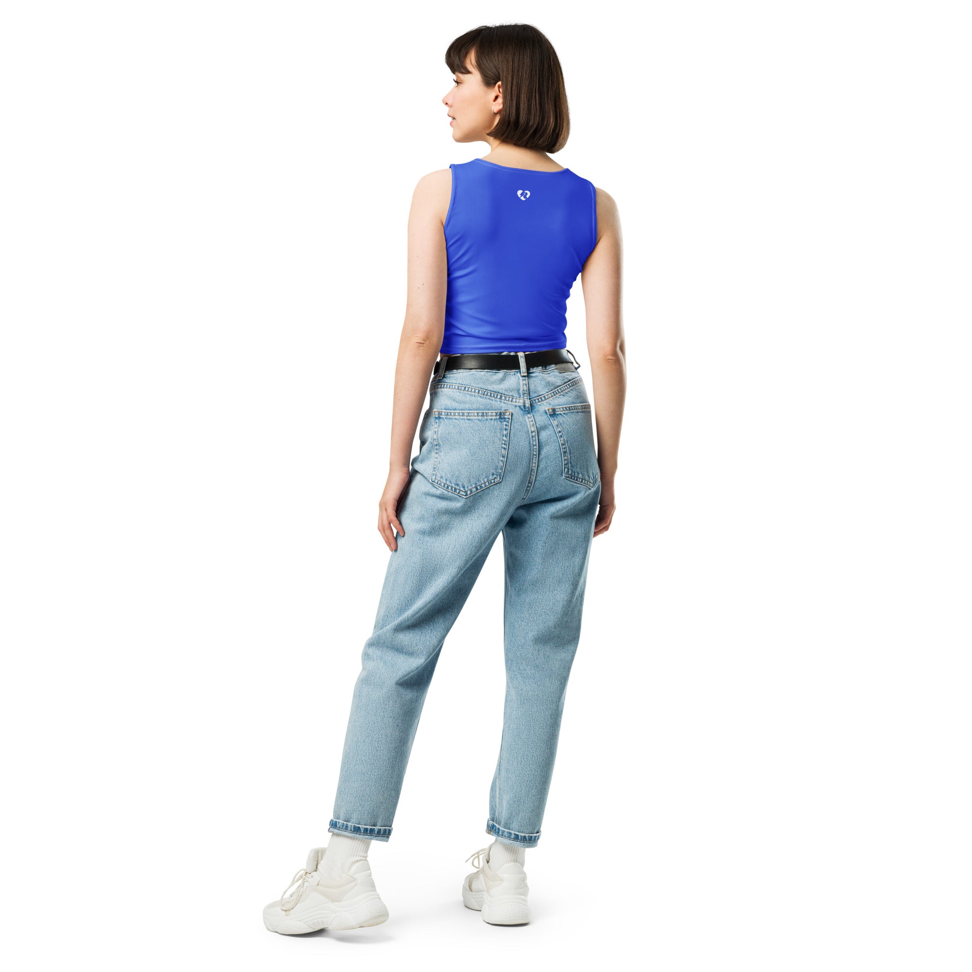 MKV Royal Blue Crop Top