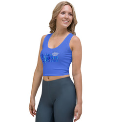 MKV Royal Blue Crop Top