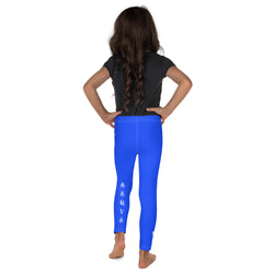 MKV Kids' Leggings in Ultramarine Blue