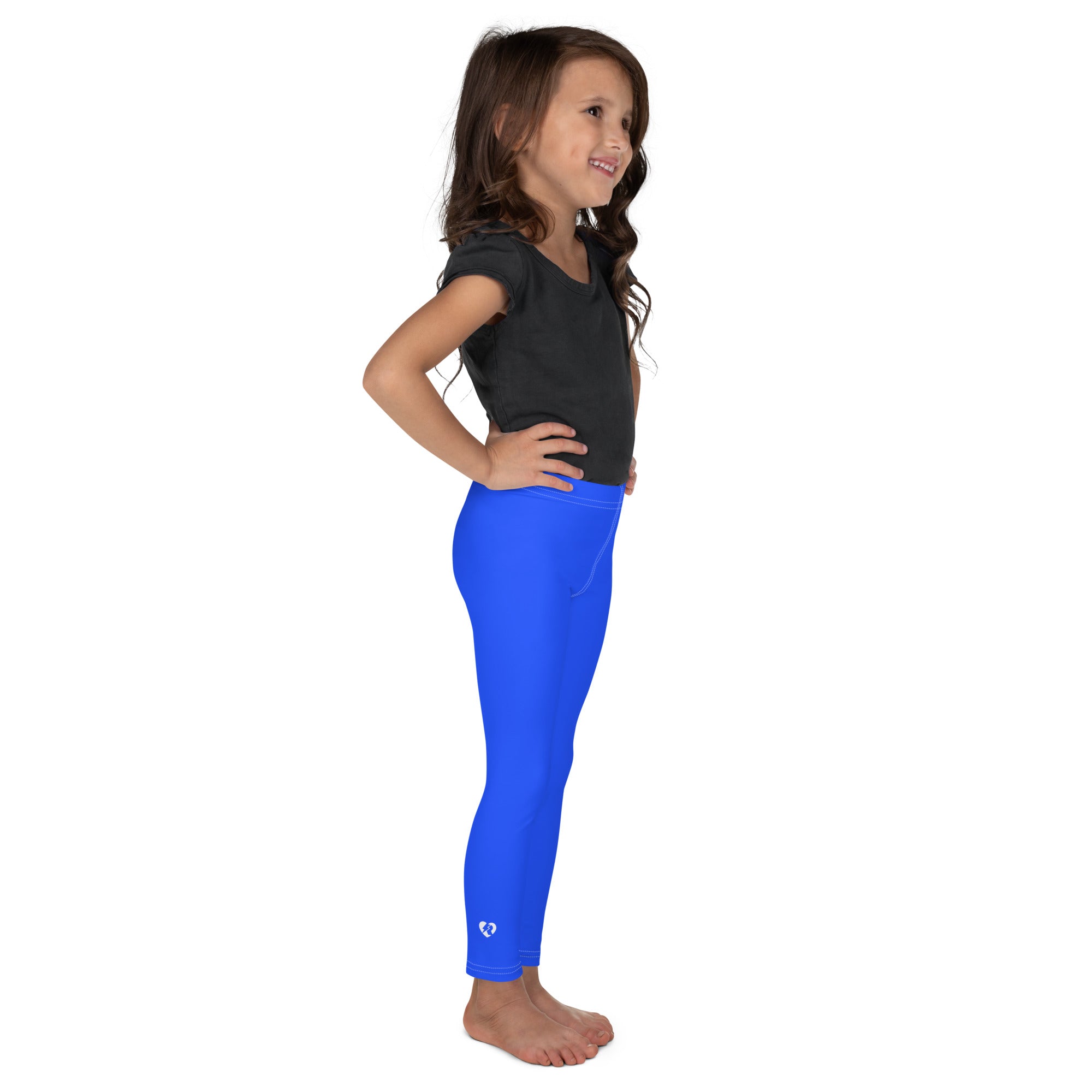 MKV Kids' Leggings in Ultramarine Blue