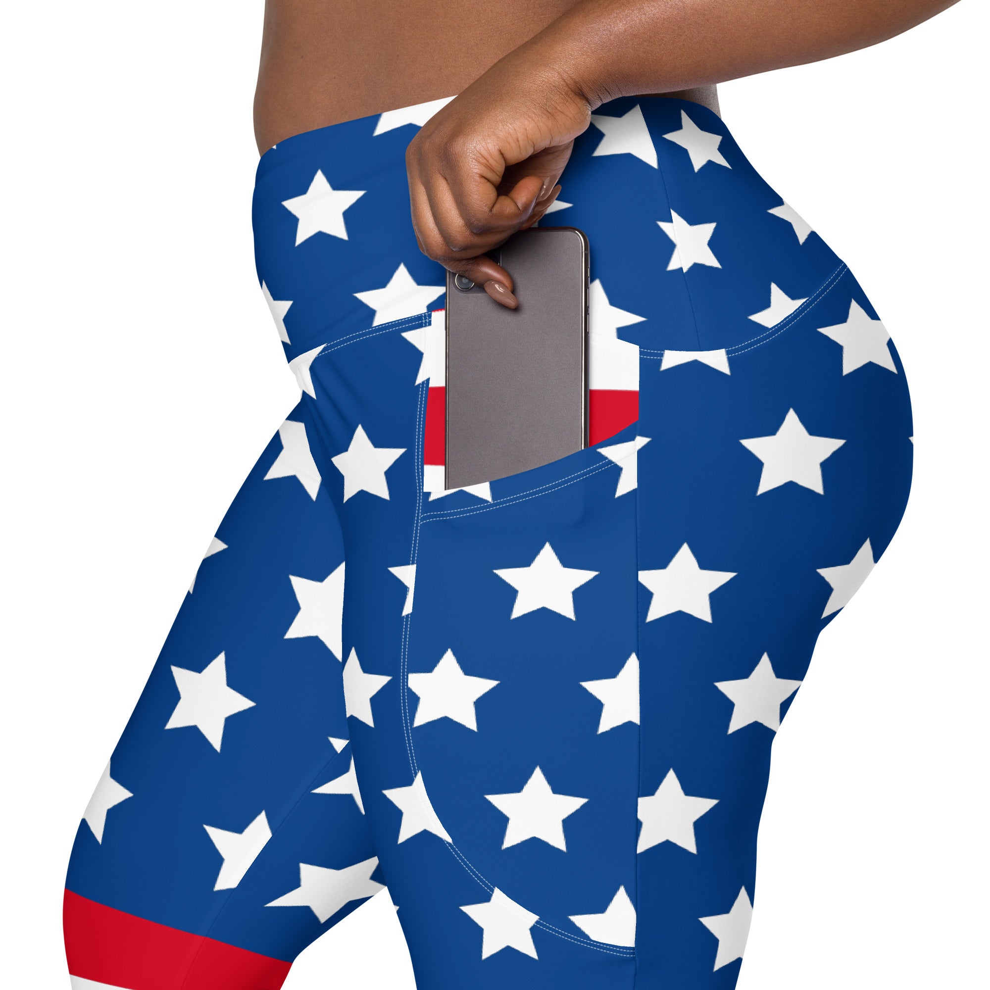 SHE REBEL - Patriotic Leggings with Pockets | All Sizes