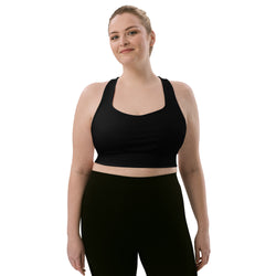 Basic Black Longline Sports Bra