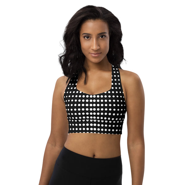 Optical Illusion Longline Sports Bra