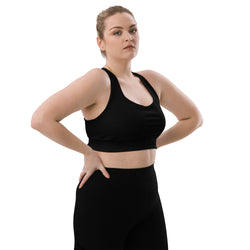 Basic Black Longline Sports Bra