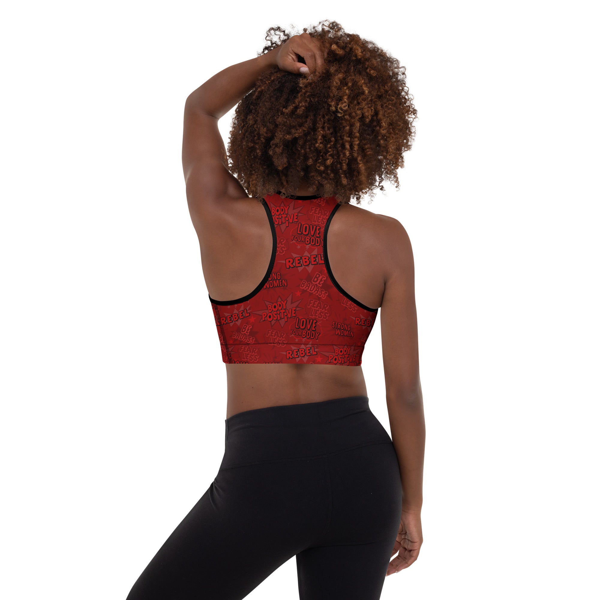 Empower Sports Bra in Sizzling Red