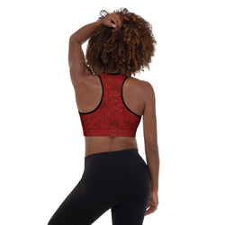 Empower Sports Bra in Sizzling Red