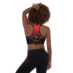 Haunted House Racerback Sports Bra