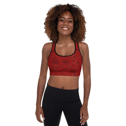 Empower Sports Bra in Sizzling Red