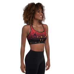 Haunted House Racerback Sports Bra