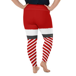 Santa Belt Buckle Leggings | Plus Size