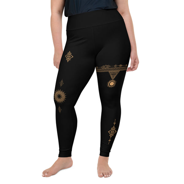 Black and White Optical Illusion Yoga Capris  Yoga capris, Plus size  leggings, Compression leggings
