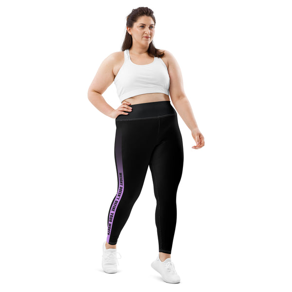 Jaime's "Weight Doesn't Define Your Worth" Leggings | Plus Size