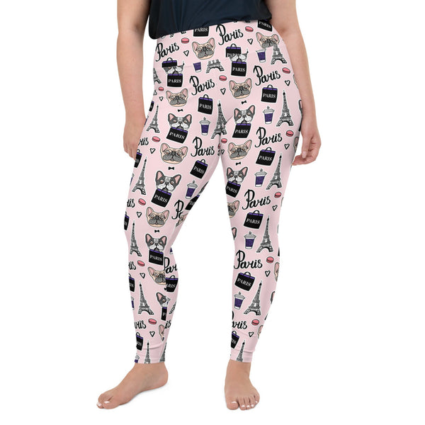 I Love Paris Doggy Leggings | Plus Size