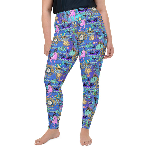 Mystical Fantasy Plus Size Leggings