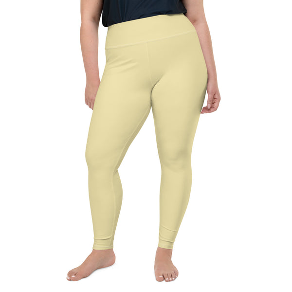 Plus Size Leggings In Vanilla