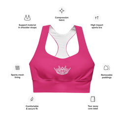 MKTV Hot Pink Sports Bra