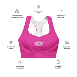 MKTV Magenta Sports Bra