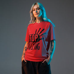 Stop Bullying Recycled Unisex Sports Jersey UPF 50+