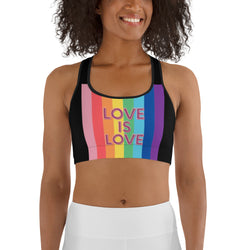 SHE REBEL - Love is Love Sports Bra