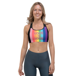 SHE REBEL - Love is Love Sports Bra