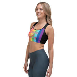 SHE REBEL - Love is Love Sports Bra