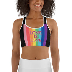 SHE REBEL - Love is Love Sports Bra