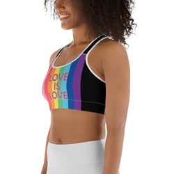 SHE REBEL - Love is Love Sports Bra