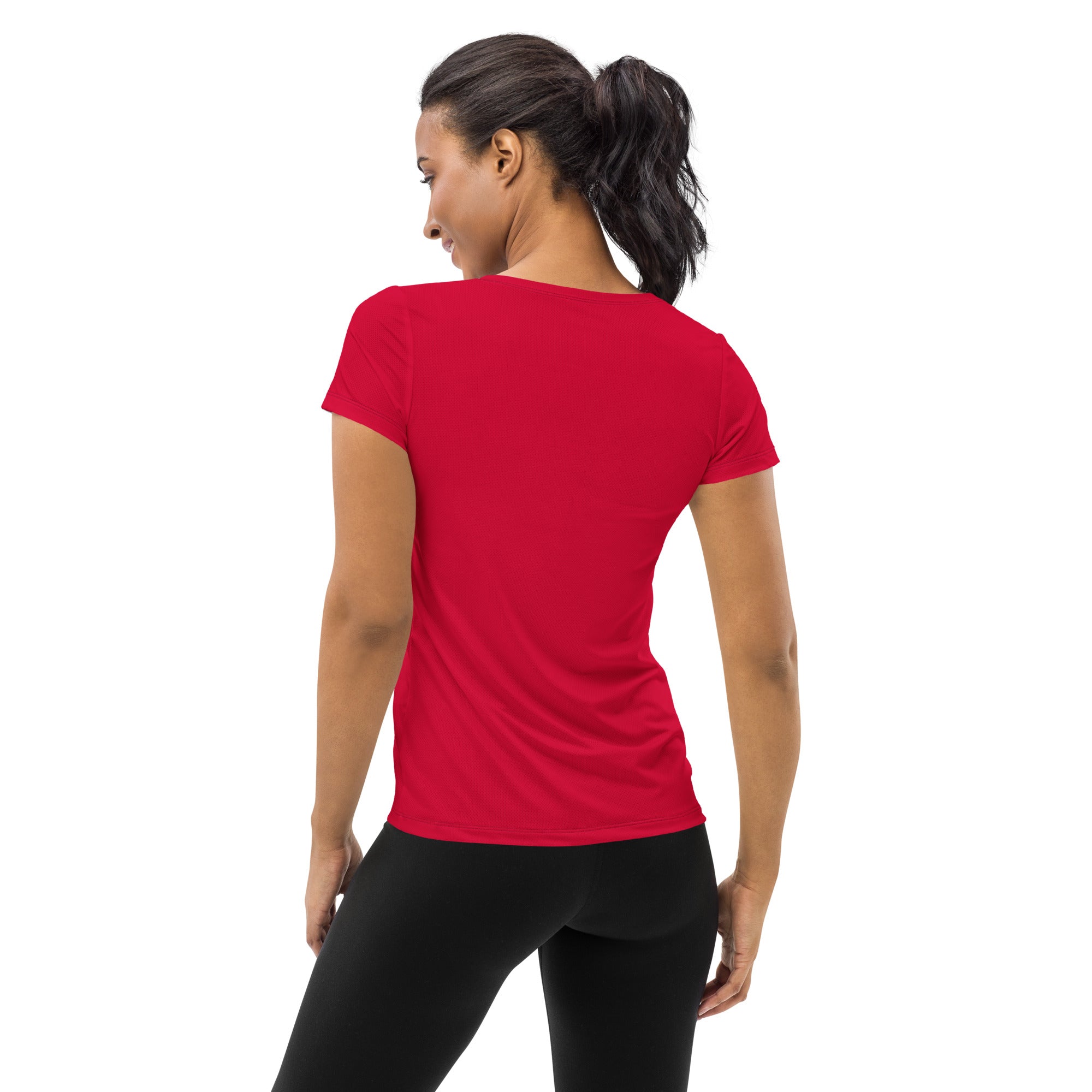 Bold Red Athletic Tee