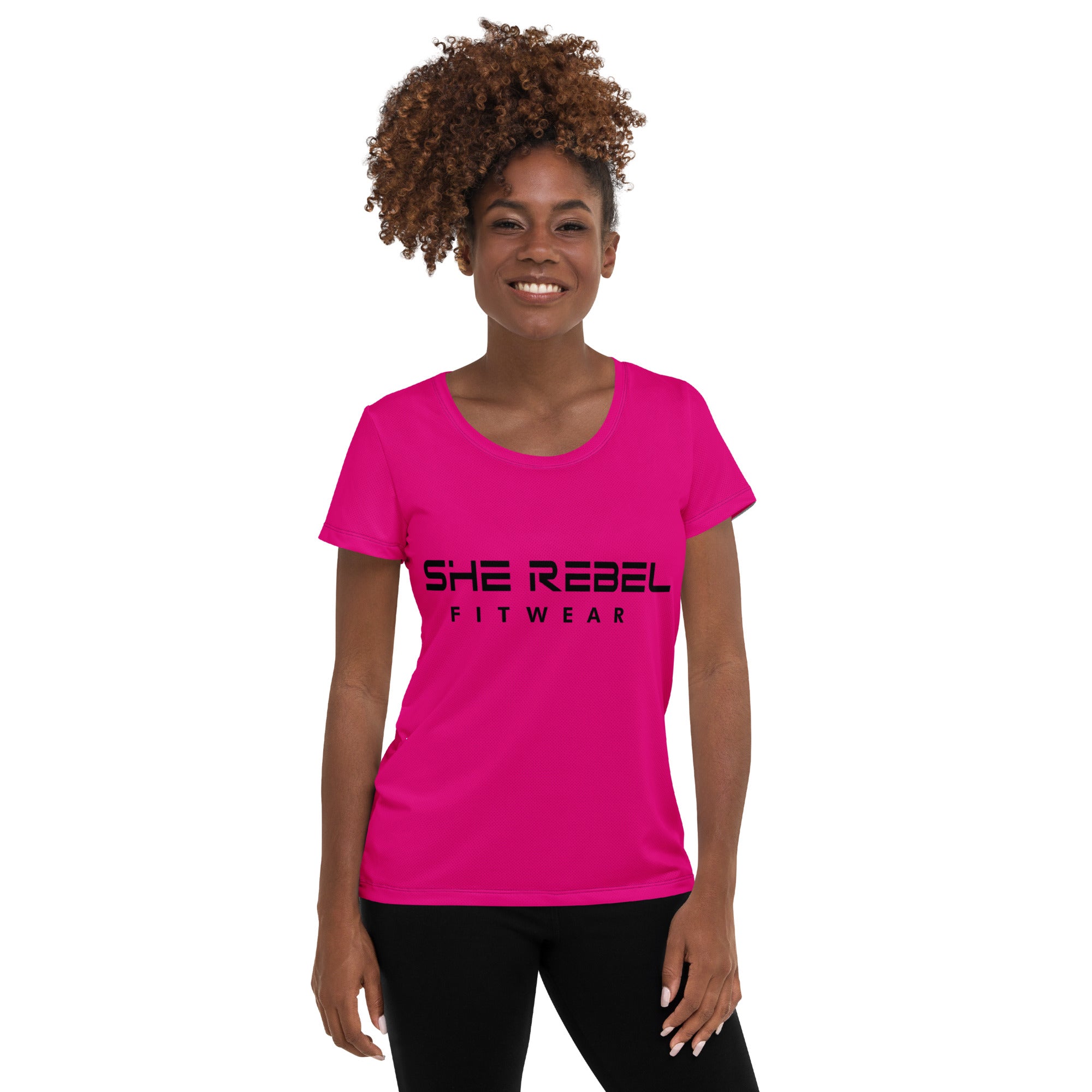 Neon Hot Pink Athletic Tee