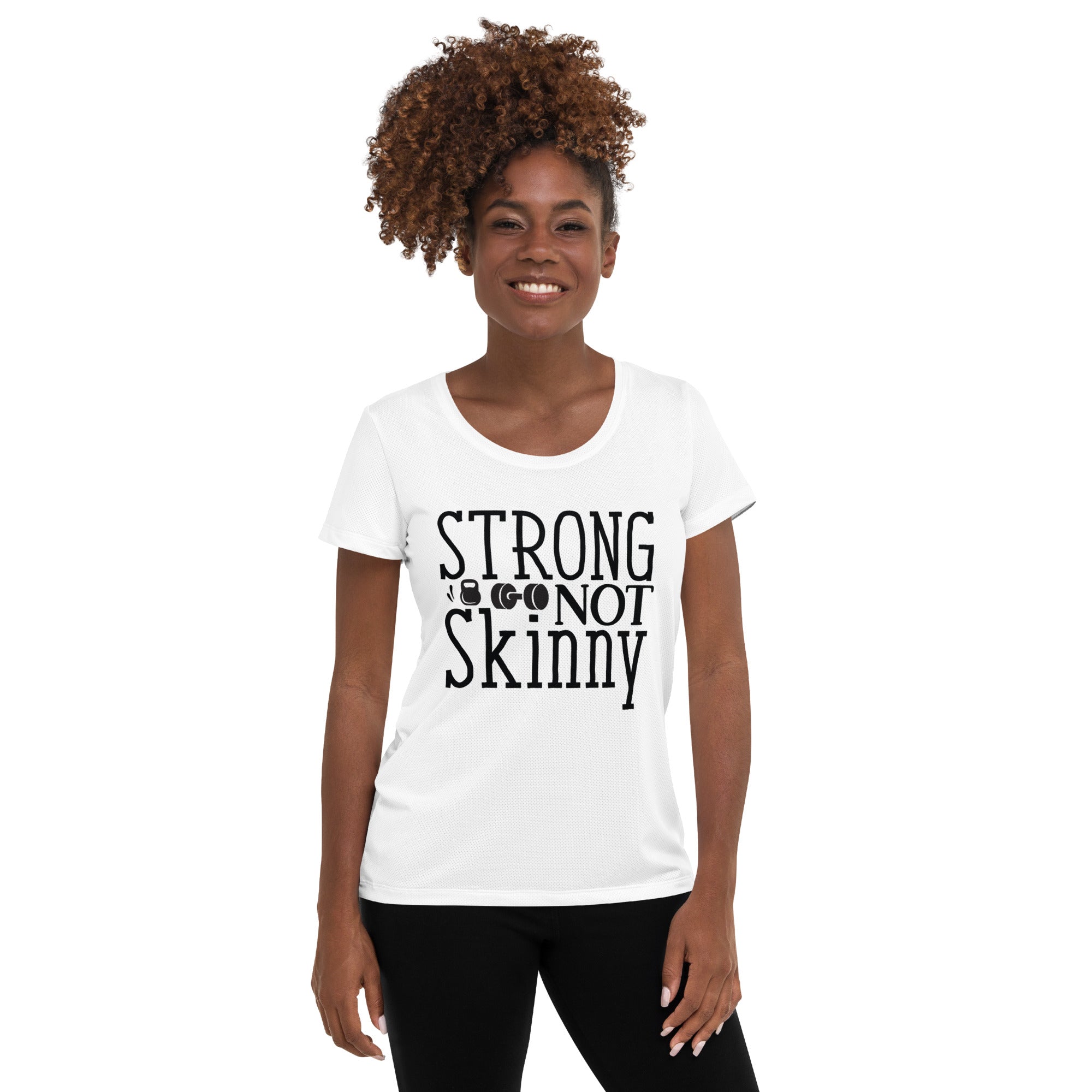 Strong Not Skinny Athletic Tee