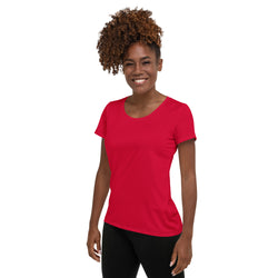 Bold Red Athletic Tee