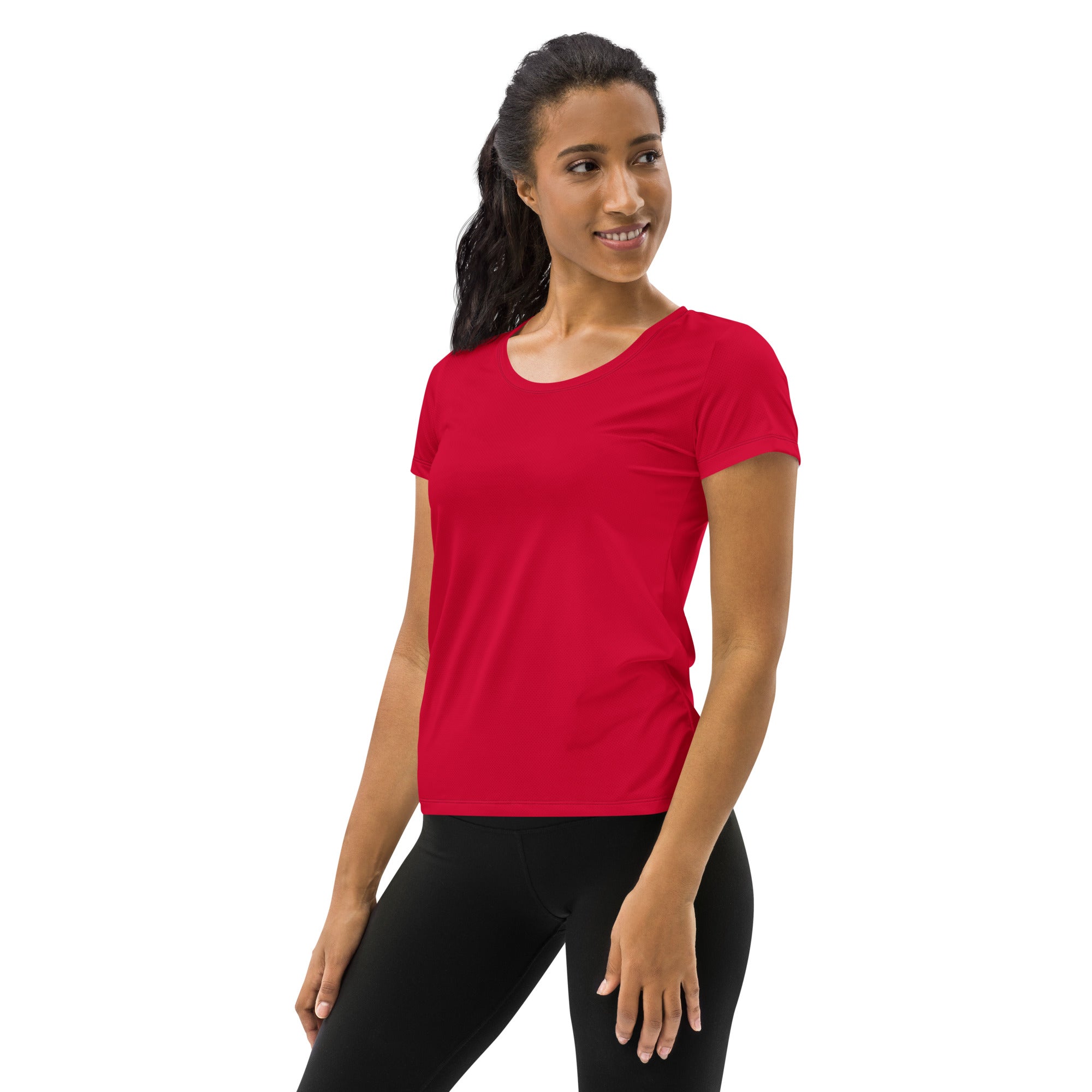 Bold Red Athletic Tee